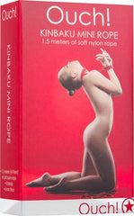 Kinbaku mini rope - 1.5 m rosso