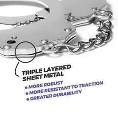 Manette in metallo Lust Cuffs