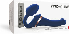 Multi Orgasm Bendable Strap-On Blu